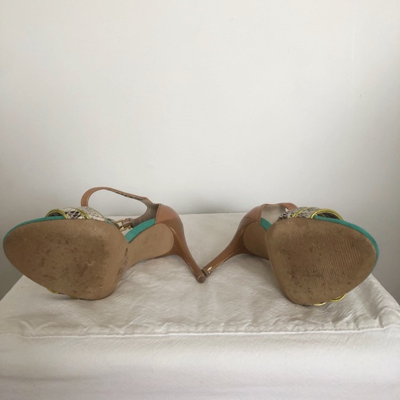 Jessica Simpson Leopard multicolour heels - Picture 7 of 11